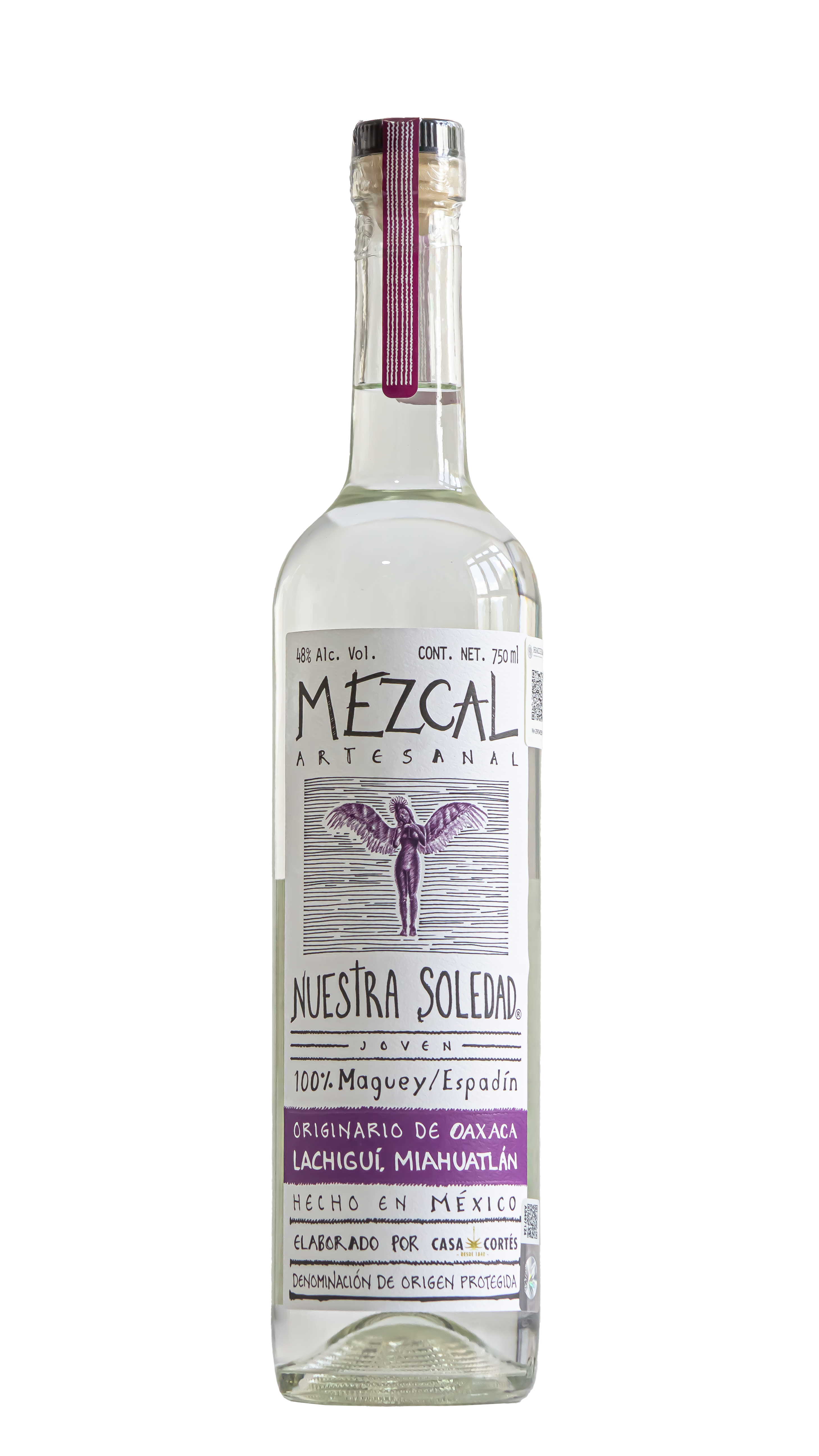 Mezcal Artesanal Nuestra Soledad  Lachiguí Miahuatlán 750 ml